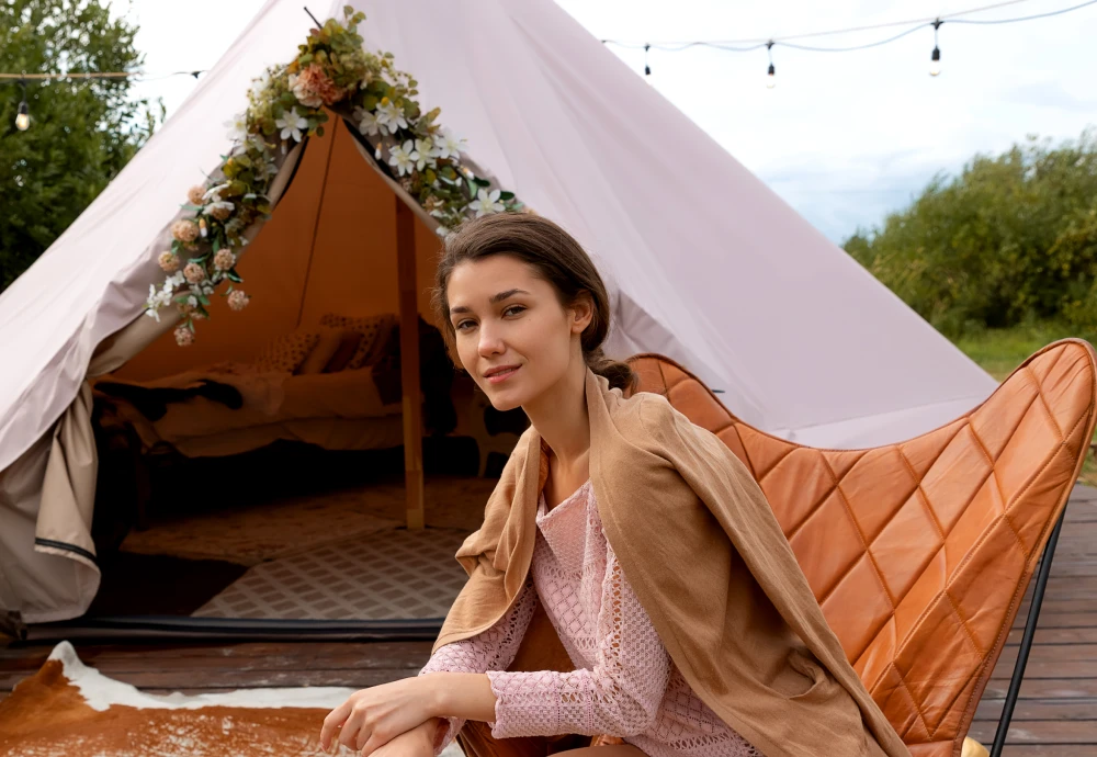 white teepee